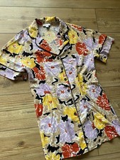 Buntes Hawaii Hemd Bluse von
