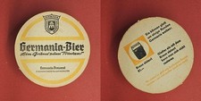Germania-Bier Ein Grund zum Trinken! Brauerei Bierdeckel Bier