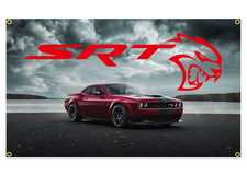 Dodge Challenger SRT Hellcat rot USA Racing Banner 150 cm Fahne Flagge