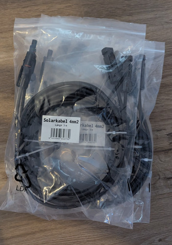 Solarkabel verlängerung - 8x,