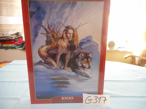 Puzzle wolf girl - /, 1000