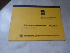 Ersatzteilliste von ZF zur