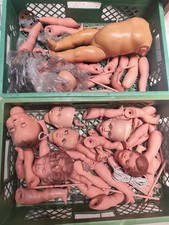 Köpfe Arme Beine Haare Ersatzteile SCHILDKRÖT Puppen Augen Beweglich Basteln 