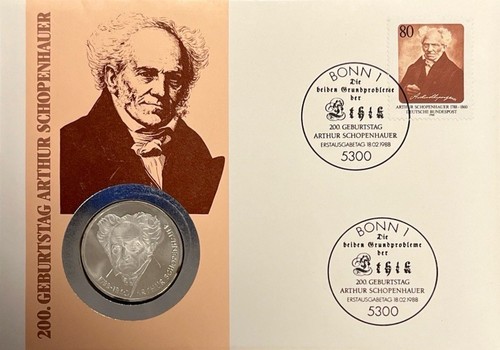 Numisbrief arthur schopenhauer - arthur,