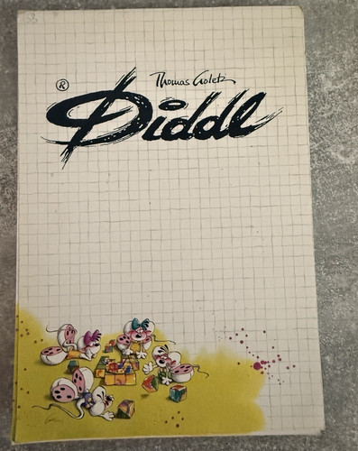 Diddl block din kariert - block,