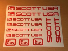 SCOTT USA Aufkleber Set