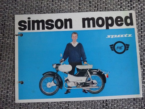 Simson spatz moped - spatz, prospekt
