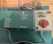 Bühler Modellbahntrafo 0-15V