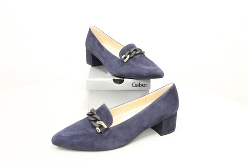 Gabor high front pumps blue - gabor,