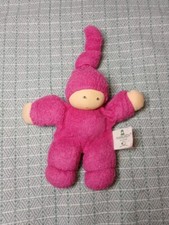 Nanchen Natur Wichtel Stoffpuppe Flieder Pink Puppe