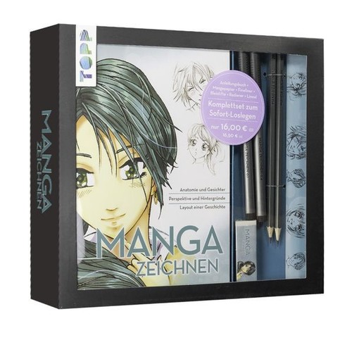 Kreativ set manga zeichnen - kreativ-set,
