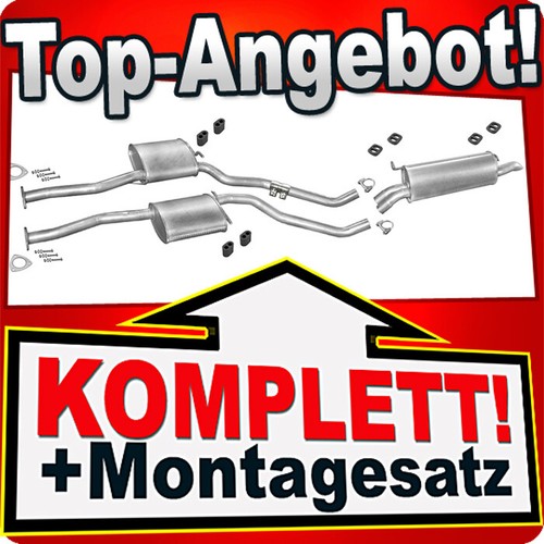 Auspuff für opel omega 6 - für, a