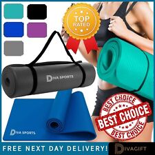 YOGAMATTE RUTSCHFEST DICK FITNESSSTUDIO TRAINING PILATES WORKOUT 185 x 60 x 1,5CM