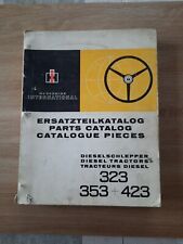 IHC MC Cormick Schlepper 323  353  423 Ersatzteilkatalog 1968 463 Seiten Origina
