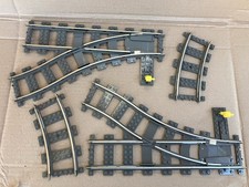 Lego 4531 Weichen 9V, Weichenpaar, Schienen (altes grau)