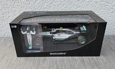 1:18 Minichamps Mercedes AMG W07 Nico Rosberg Abu Dhabi World Champion 2016
