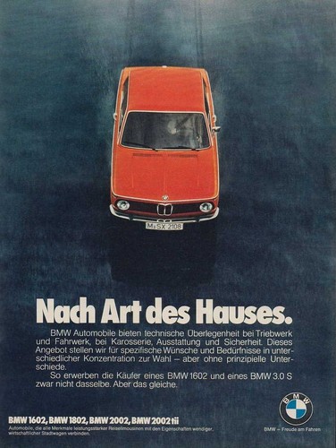 Bmw 1602 2002tii reklame - bmw, 1602-2002tii