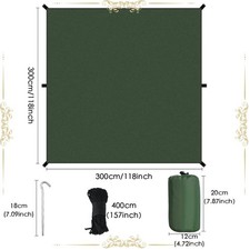 2026 Tarp 3x3 m Zeltplane