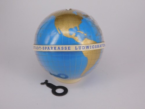 Vintage spardose weltkugel - vintage,
