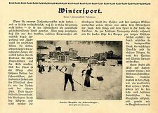 Dr.F. Ranzow Wintersport Davoser Kurgäste Schneeschuhe Ski Rodeln Curling...1904