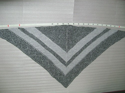 Dreieckstuch handgestrickt