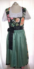 Unikat Damen Dirndl Dirndlkleid buntes Blumenmuster Schneiderarbeit Gr. 44-46