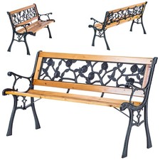 KADAX Gartenbank aus Holz und