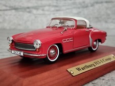 Wartburg 313-1 Coupé mit Datenblatt DDR  Atlas  OVP  1:43 