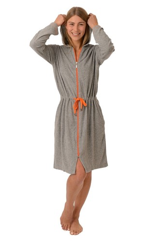 Damen bademantel badejacke mit - damen,
