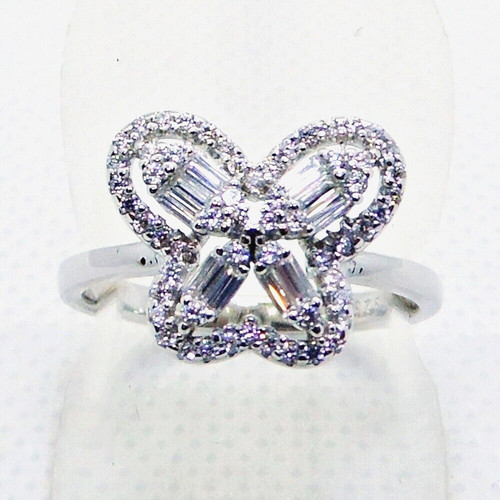 Cubic zirkonia ring - cubic,