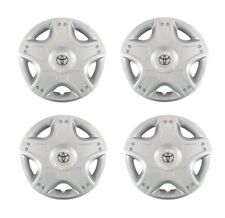 TOYOTA AYGO YARIS ORIGINAL 14 ZOLL RADZIERBLENDE SILBER RADKAPPE 4xSTÜCK PZ44...