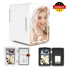 6L Mini Kühlschrank Kühlbox Lichtspiegel Gefrierbox Warmhaltebox 12V 230V Auto