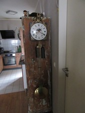 Alte Französische Comtoise Wanduhr Pendeluhr Mechanisch