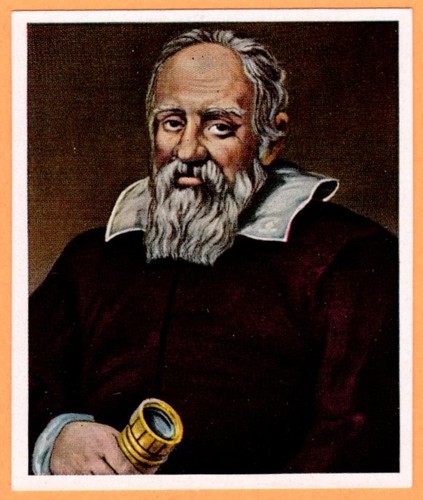 Galileo galilei sammelbild - galileo,