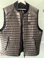 Neue Belstaff Weste Steppoptik grau Größe 62 Herren XXXL