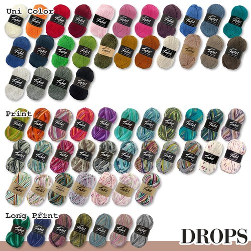 Drops fabel sockenwolle - 50,