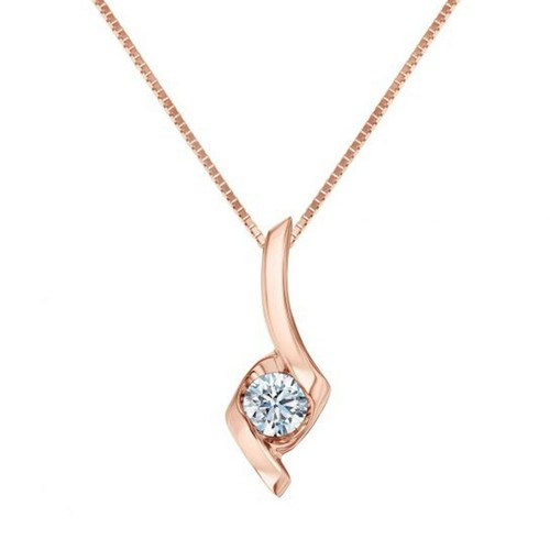 30ct 14k rose vergoldet - 0.30ct,