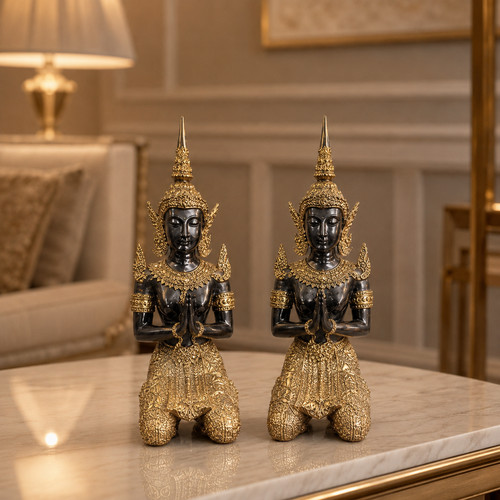 Thailändische bronze kniend - bronze,