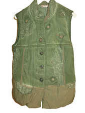 Elisa Cavaletti  Denim-Shirt Weste wattiert  Gr.40/42/ L/XL grün neu NP 280€