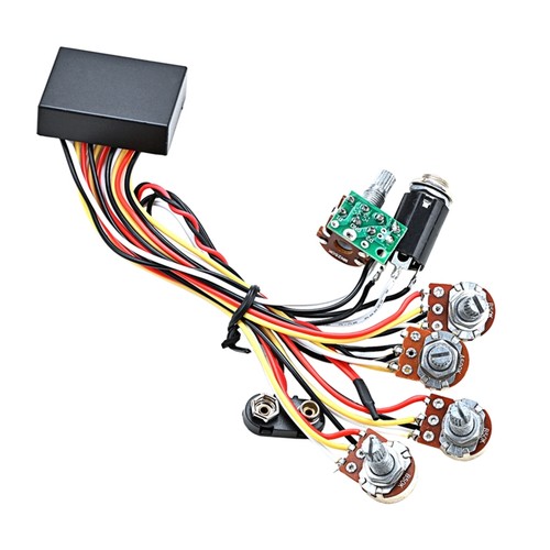 Prewired bass preamp circuit - prewired,