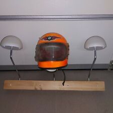 3 er Display MOTORRAD HELM HALTER WANDHALTER KONSOLE STÄNDER RACK Oldtimer cave