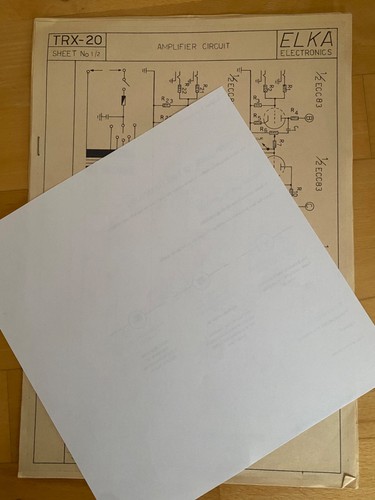 Elka trx service manual - elka, trx-20