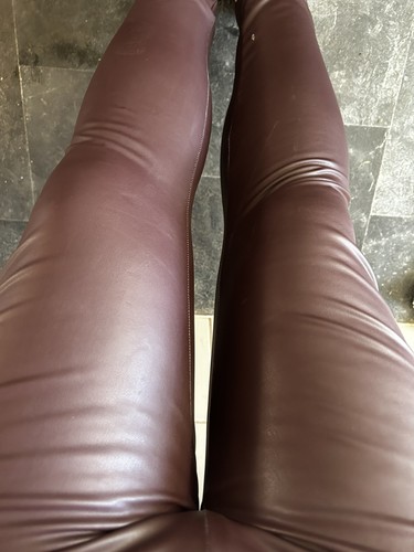 Lederleggings