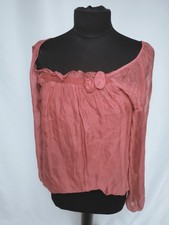 Seiden bluse tunika himbeer - tunika,