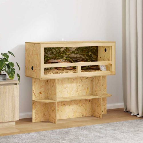 Terrarienbasis mit regal braun - terrarienbasis,
