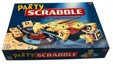 Party Scrabble Spiel - Mattel Deutsch Brettspiel, Zustand Sehr Gut