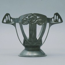 Jugendstil Zinn Gestell ohne