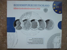 5 x 10 Euro Silber Deutschland