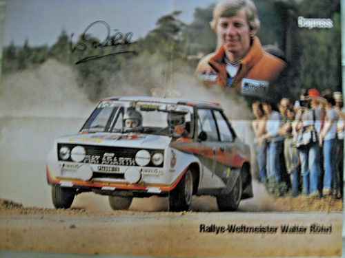 Original rallye poster - original,