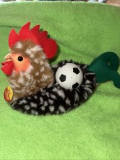 Huhn von Steiff Zum Befällen mit Knopf Fahne 20 cm